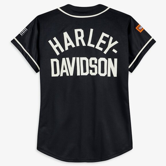 Harley Davidson Women’s Baseball Jersey - Picture 4 of 4